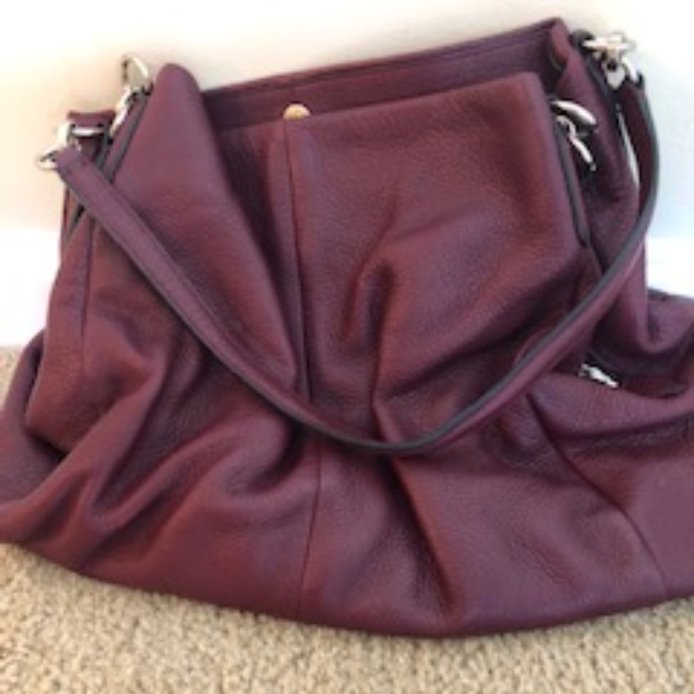 Coach Hobo Wine Color Purse